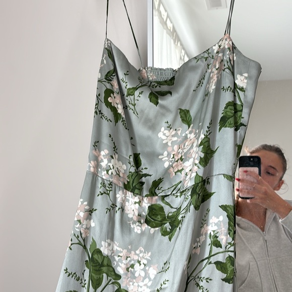 Reformation Frankie green dress - Picture 6 of 8